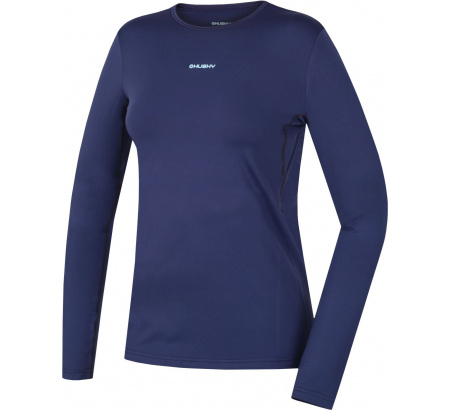 Dámske termo tričko Husky Active Winter Long s dlhými rukávmi modré S