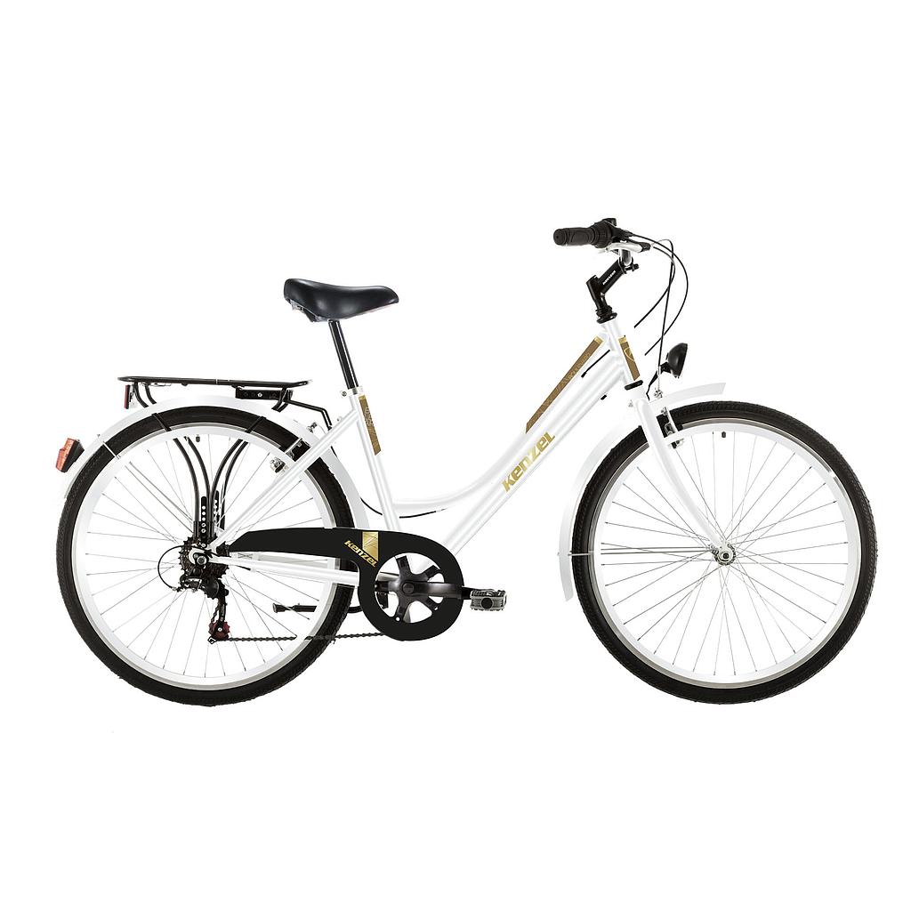 Bicykel Kenzel Boulevard 26" s prehadzovačkou 6spd biely Royal